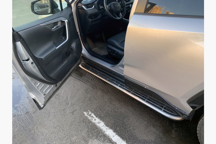 Toyota Rav 4 2019–2025 Stranske stopnice OEM V1A (2 kosa, aluminij) Image