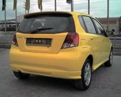 Chevrolet Aveo T200 2002–2008 Obloga zadnjega odbijača (za lakiranje) fotografija 2