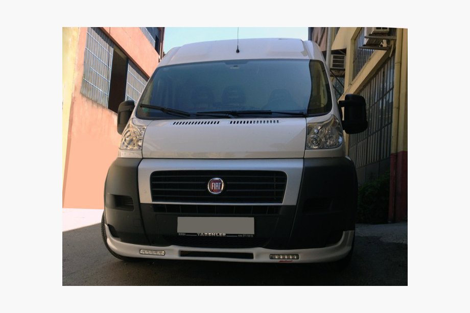 Citroen Jumper 2007–2025 Sprednji lip spojler odbijača 2006-2013 (ozek z LED, za lakiranje) Image