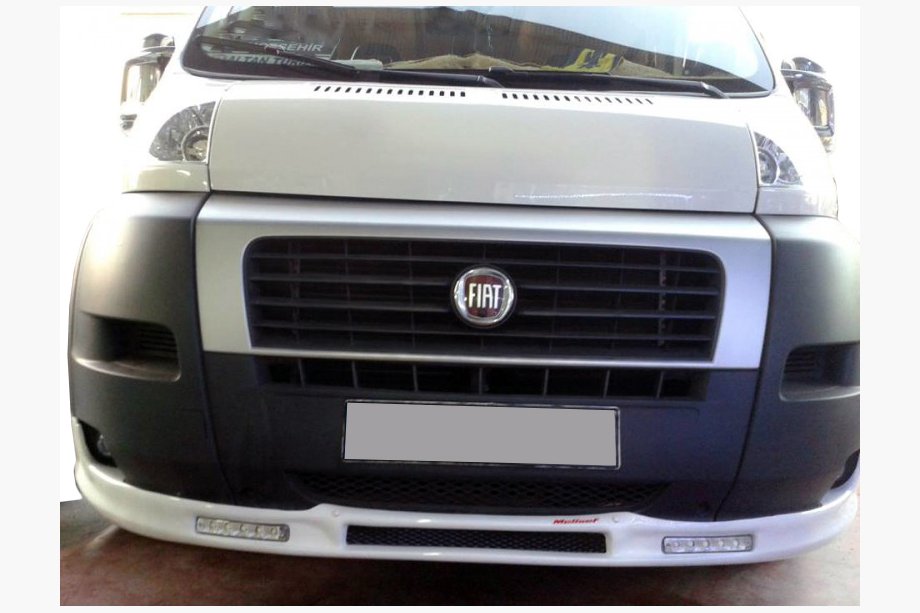 Fiat Ducato 2006–2025 Sprednji lip spojler odbijača 2006-2013 (ozek z LED, za lakiranje) Image