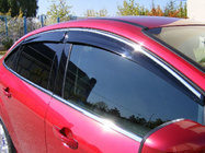 Honda Civic Sedan VIII 2006–2011 Vetrni deflektorji oken s kromirano letvico (4 kos, Niken) fotografija 1