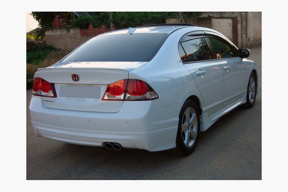 Honda Civic Sedan VIII 2006–2011 Obloga zadnjega odbijača (za lakiranje) Fotografija 1