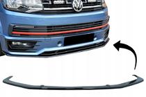 Volkswagen T6 2015–2024 Sprednji lip spojler za odbijač za SportLine 2015-2018 (ABS) fotografija 2