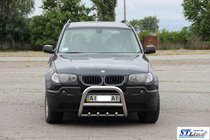BMW X3 E83 2003–2010 Sprednji zaščitni lok (nerjavno jeklo) 51 mm fotografija 3