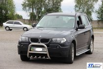 BMW X3 E83 2003–2010 Sprednji zaščitni lok (nerjavno jeklo) 51 mm fotografija 2