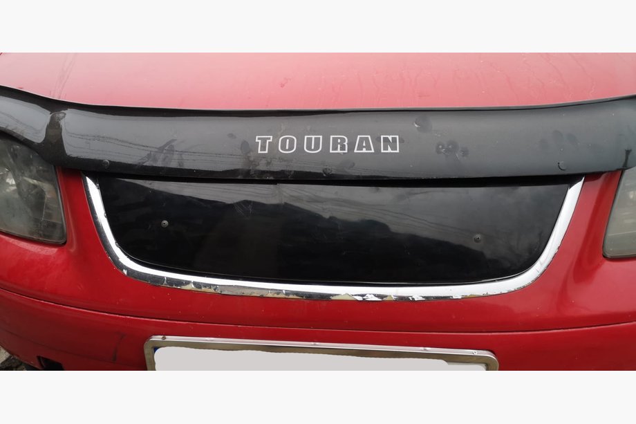 Volkswagen Touran 2003–2010 Zimska maska hladilnika (zgornja, 2003-2006) Mat Fotografija 5