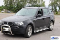 BMW X3 E83 2003–2010 Bočne stopnice KB001 (nerjavno jeklo) fotografija 2
