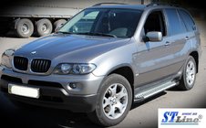 BMW X5 E53 1999–2006 Bočne stopnice King (2 kos, aluminij) fotografija 3