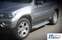 BMW X5 E53 1999–2006 Bočne stopnice King (2 kos, aluminij) fotografija 2