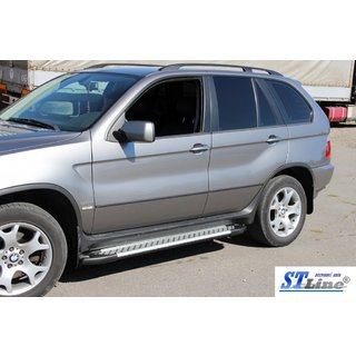 Stranske cevi Special (2 kos, nerjavno jeklo) BMW X5 E53 1999–2006 fotografija 4