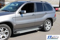 BMW X5 E53 1999–2006 Bočne stopnice King (2 kos, aluminij) fotografija 4