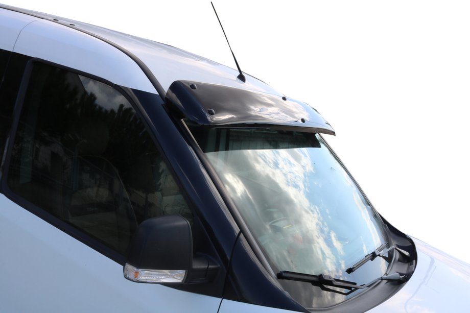Opel Combo 2012–2018 Vizir na vetrobransko steklo (črn sijaj, 5 mm) Image