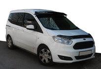 Ford Courier 2014–2023 Vizir na vetrobransko steklo (črn sijaj, 5 mm) fotografija 1