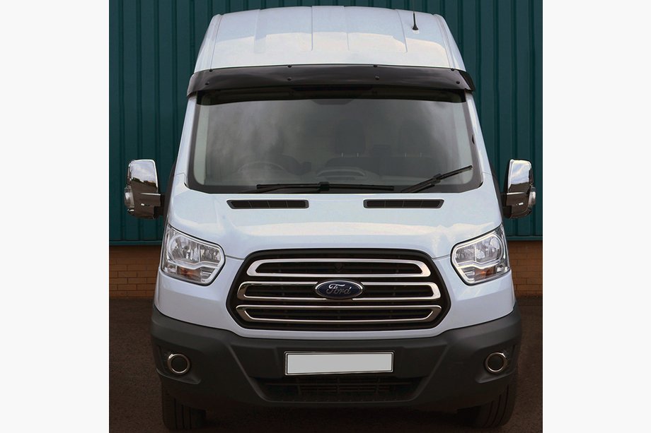 Ford Transit 2014– Vizir na vetrobransko steklo (črn sijaj, 5 mm) Image