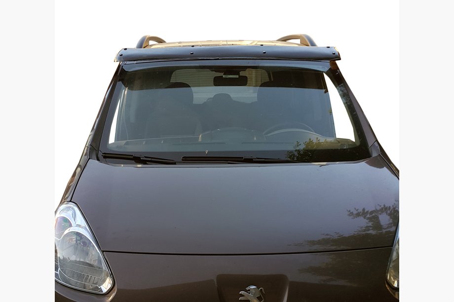 Citroen Berlingo 2008–2018 Vizir na vetrobransko steklo (črn sijaj, 5 mm) Fotografija 2