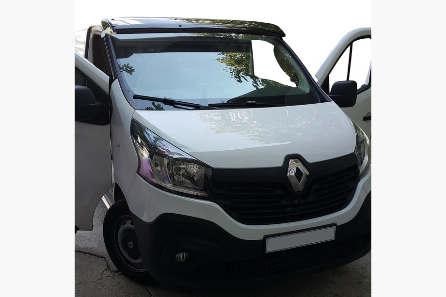 Fiat Talento 2016– Vizir na vetrobransko steklo (črn sijaj, 5 mm) Image