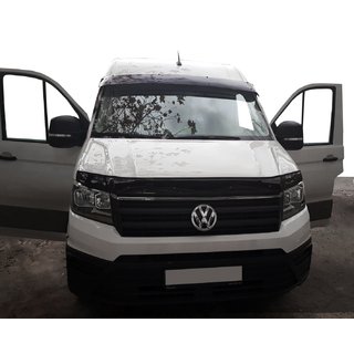 Deflektor vetrobranskega stekla (sijajno črna, 5 mm) Volkswagen Crafter 2016– fotografija 1