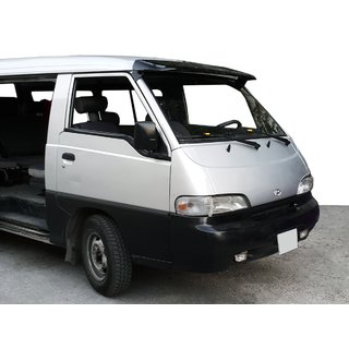Vizir na vetrobransko steklo (črn sijaj, 5 mm) Hyundai H100 fotografija 1
