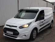 Ford Connect 2014–2021 Vizir na vetrobransko steklo (črn sijaj, 5 mm) fotografija 1