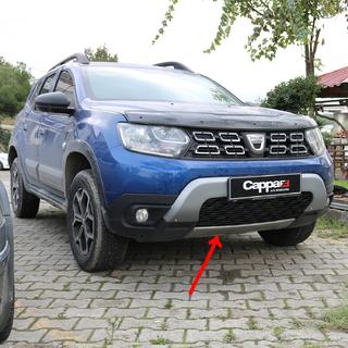 Spodnji lip sprednjega odbijača (ABS, siv) Renault Duster 2018–2024 fotografija 1