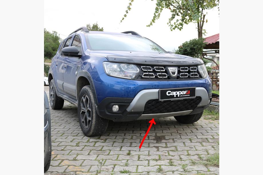 Dacia Duster 2018–2024 Spodnji lip sprednjega odbijača (ABS, siv) Image