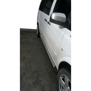 Stranski pragovi Dot-line (2 kos, aluminij) Mercedes Viano 2004–2014