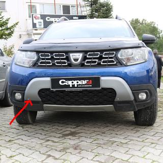 Zgornji lip spojler sprednjega odbijača (ABS, siv) Renault Duster 2018–2024 fotografija 1