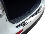 Mitsubishi Outlander 2012–2021 Zaščitna letev zadnjega odbijača OmsaLine (2012-2015, nerjavno jeklo) fotografija 1