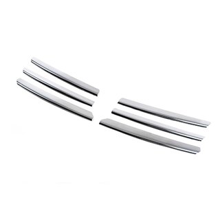 Okrasne letvice za masko (6 kos, nerjavno jeklo) Opel Zafira B 2005–2011 fotografija 2