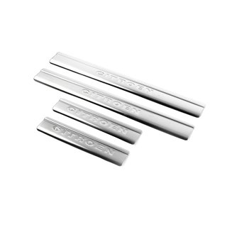 Kromirane obloge pragov OmsaLine (4 kosi, nerjaveče jeklo) Citroen C-4 Picasso 2006–2013