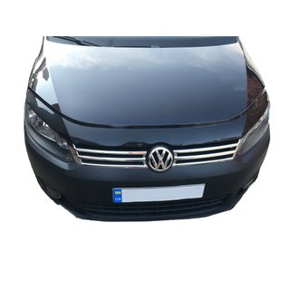 Okrasne letvice za masko (2 kosa, nerjavno jeklo) Volkswagen Caddy 2010–2015 fotografija 4