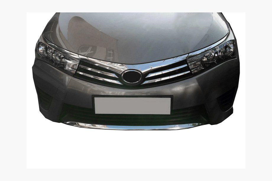 Toyota Corolla 2013–2019 Nerjaveče okrasne letve za mrežo odbijača (2013-2016) Image