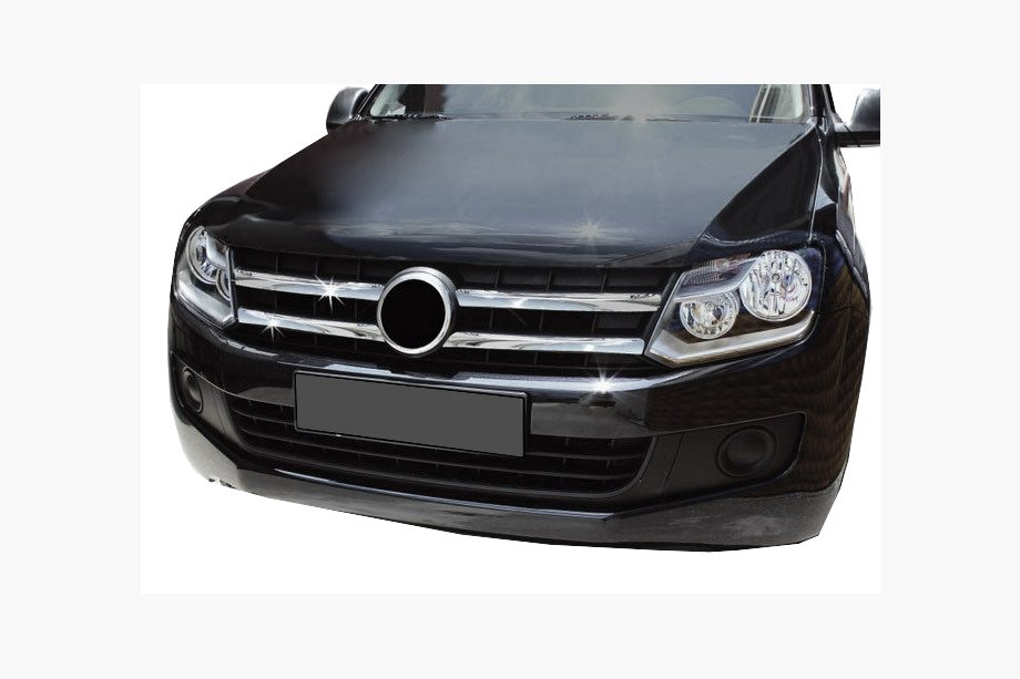Volkswagen Amarok 2010–2022 Okrasne letvice za masko 2010-2016 (široki trakovi, 4 kosi, nerjavno jeklo) Image