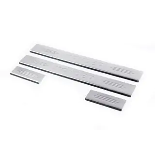Pokrovi pragov CARMOS (4 kos, nerjaveče jeklo)