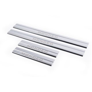 Obloge pragov CARMOS (4 kosi, inox) Ford Mondeo 2000–2007 fotografija 1