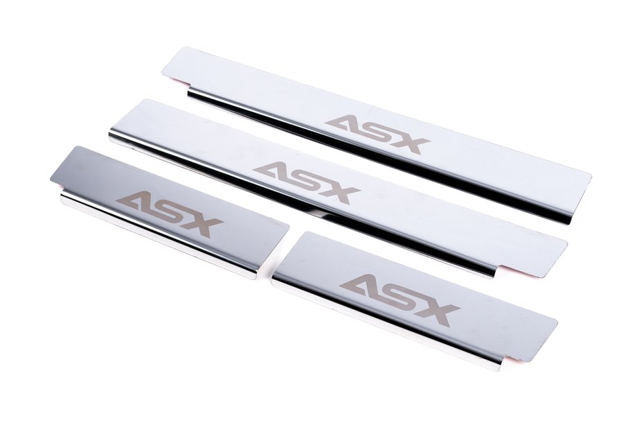 Mitsubishi ASX 2010–2023 Zaščitne letve za pragove Carmos (4 kosi, nerjavno jeklo) Image