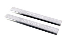 Opel Corsa C 2000–2006 Nerjaveči pokrovi pragov Carmos V2 (2 kosa) fotografija 1