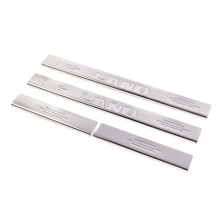 Zaščitne letve za pragove Carmos (4 kosi, nerjavno jeklo) Toyota Land Cruiser 100 1998–2007 fotografija 1