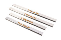 Volkswagen Touran 2003–2010 Vstopne letve pragov Carmos (4 kosi, nerjaveče jeklo) fotografija 1