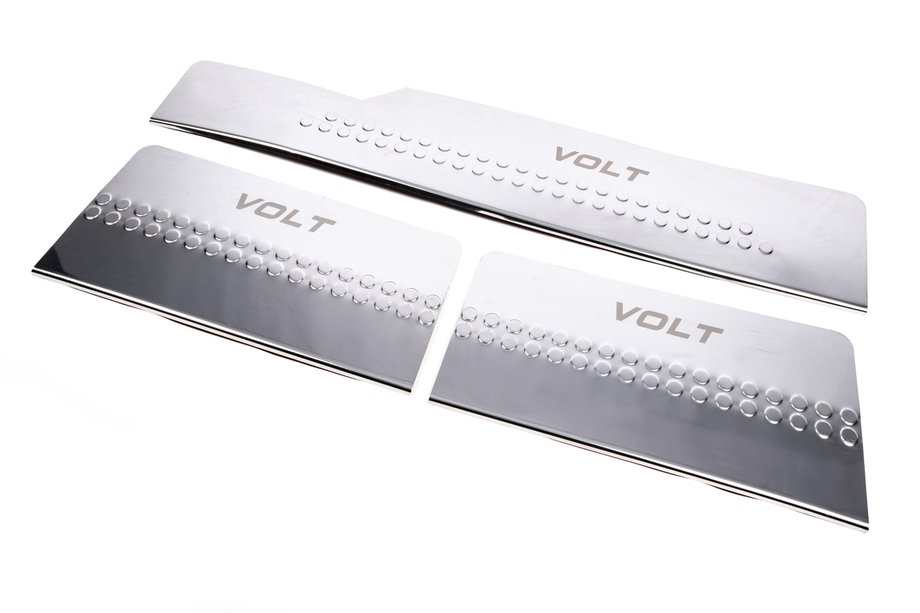 Volkswagen LT 1995–2006 Notranje obloge pragov Carmos V1 (3 kosi, nerjaveče jeklo) Image