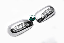 Toyota Corolla 2002–2007 Kromirani pokrovi ogledal za LED (2002-2005, 2 kos, plastika) fotografija 2