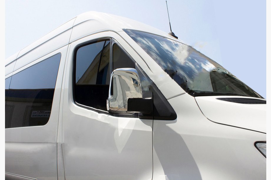 Mercedes Sprinter W907/W910 2018– Kromirani pokrovi ogledal (2 kosa, nerjavno jeklo) OmsaLine - italijansko nerjavno jeklo Image