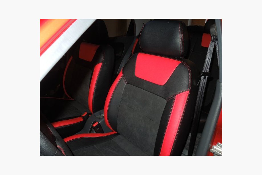 Daewoo Lanos 1998–2017 Modelno prilagojene prevleke za sedeže Brothers Leather Style Image