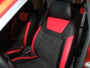 Daewoo Lanos 1998–2017 Modelno prilagojene prevleke za sedeže Brothers Leather Style fotografija 1