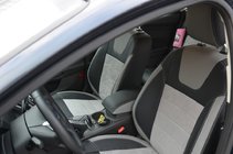 Ford Focus III 2011–2017 Modelne prevleke za sedeže iz eko usnja Brothers Leather Style fotografija 3
