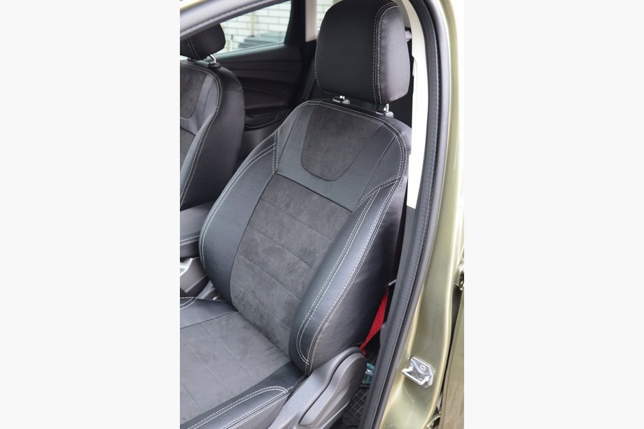 Ford Kuga/Escape 2013–2019 Modelne prevleke za sedeže SoyuzAuto Leather Style Image