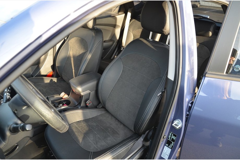 Hyundai IX-35 2010–2015 Prevleke za avtosedeže SoyuzAuto Leather-style Image