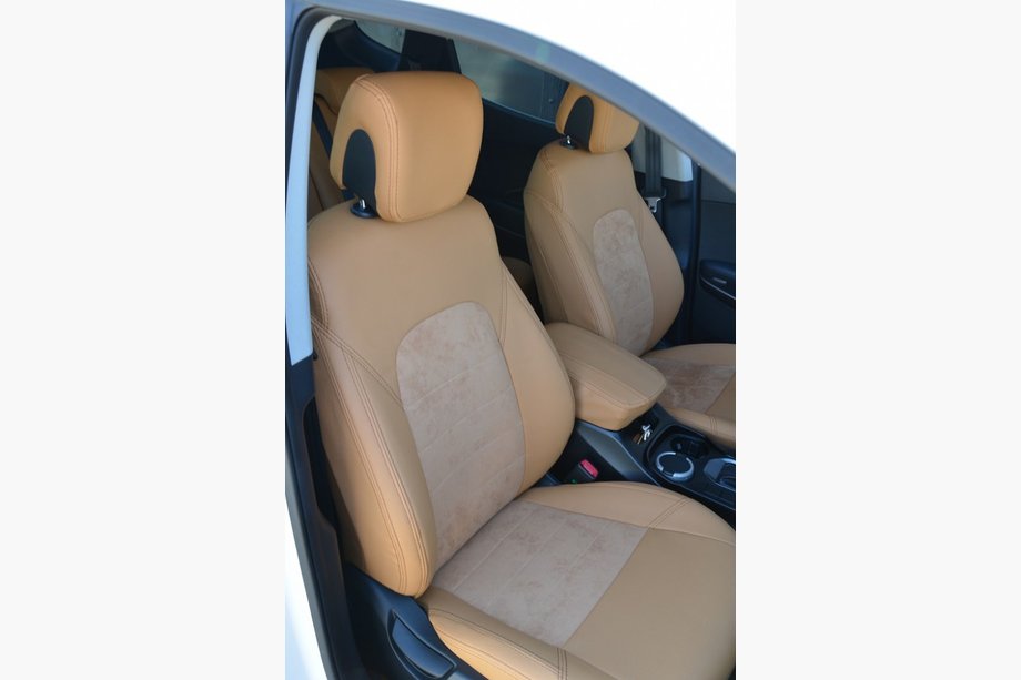 Hyundai Santa Fe 3 2012–2018 Prevleke za avtosedeže SoyuzAuto Leather-style Image