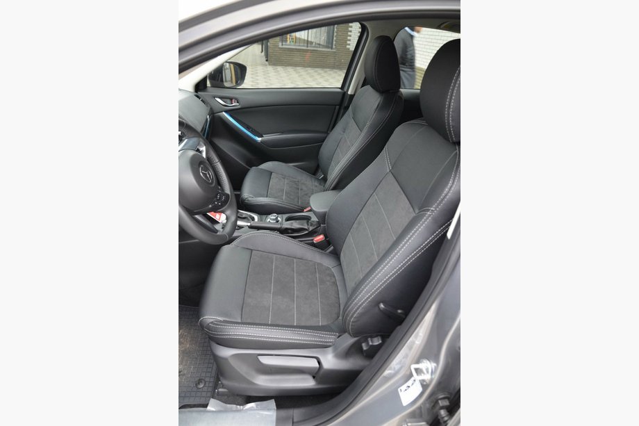Mazda CX-5 2012–2017 Avtomobilske sedežne prevleke SoyuzAuto Leather style Image