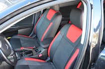 Mitsubishi Lancer X 2008– Prevleke za avtosedeže SoyuzAuto Leather-style fotografija 1